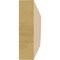 Ekena Millwork 2in. W x 8in. H x 24in. L Durham Woodgrain TimberThane Rafter Tail, Primed Tan RFTUR02X08X24DURRCPR - alternate 2